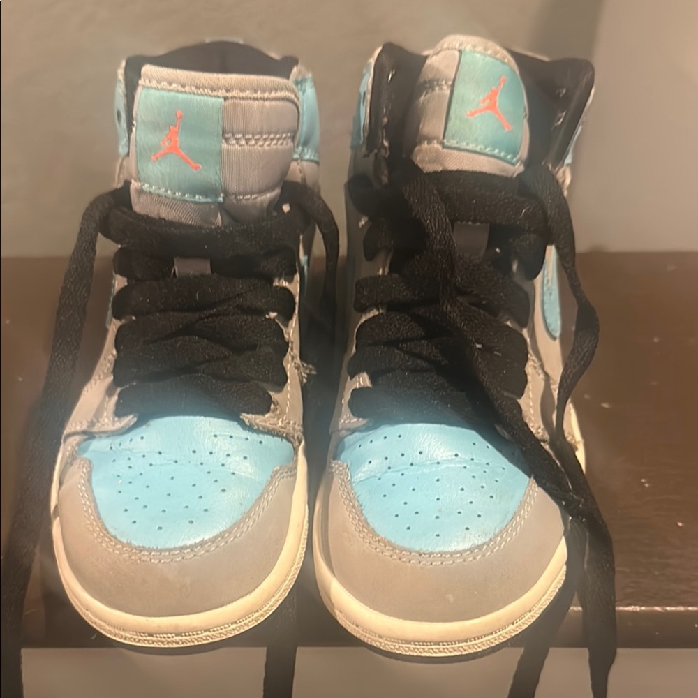 Kids Jordan Blue and Gray Sneakers size 11c